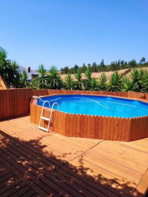 3 bedrooms house with private pool furnished terrace and wifi at Santa Luzia